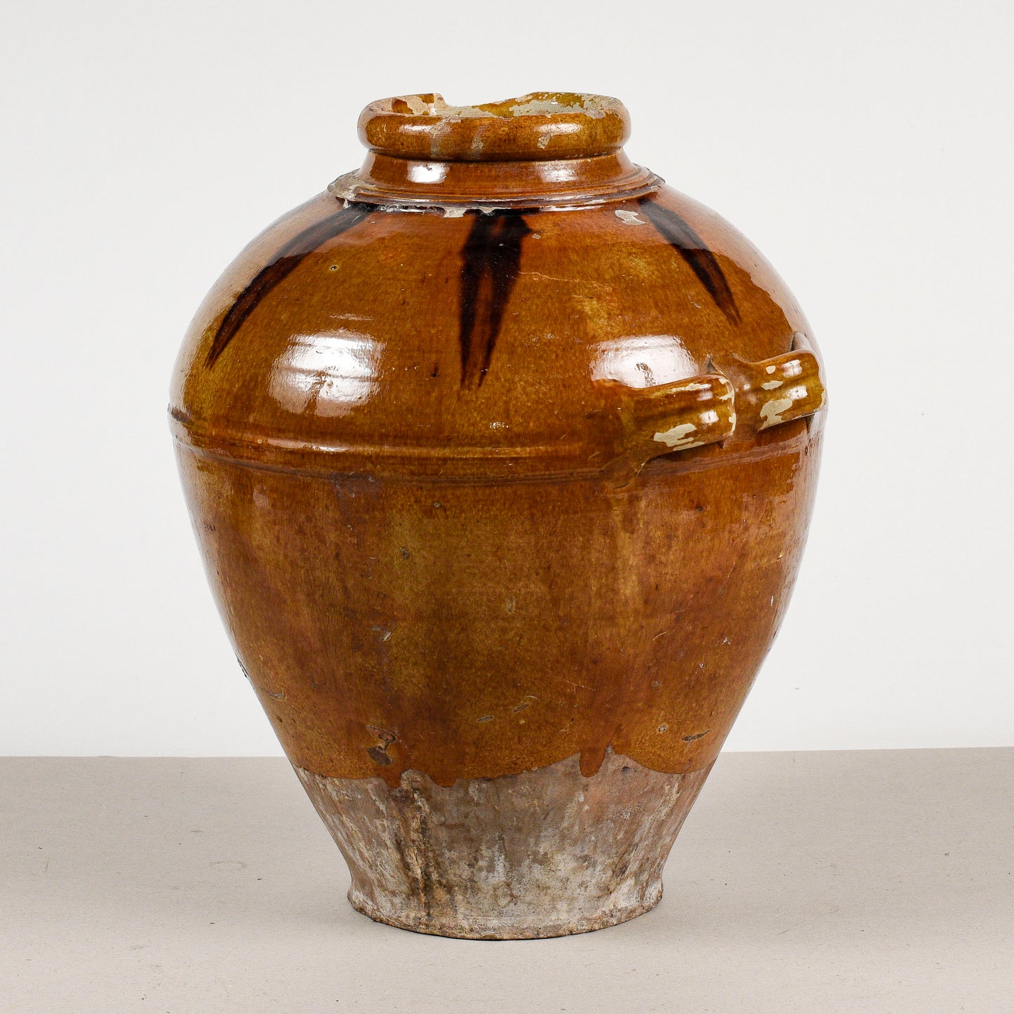 Anfora in terracotta smaltata inizio XX