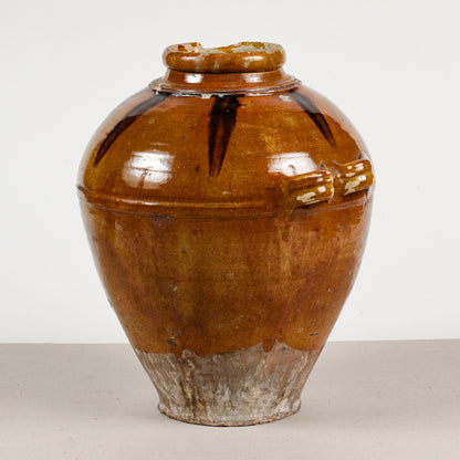 Anfora in terracotta smaltata inizio XX