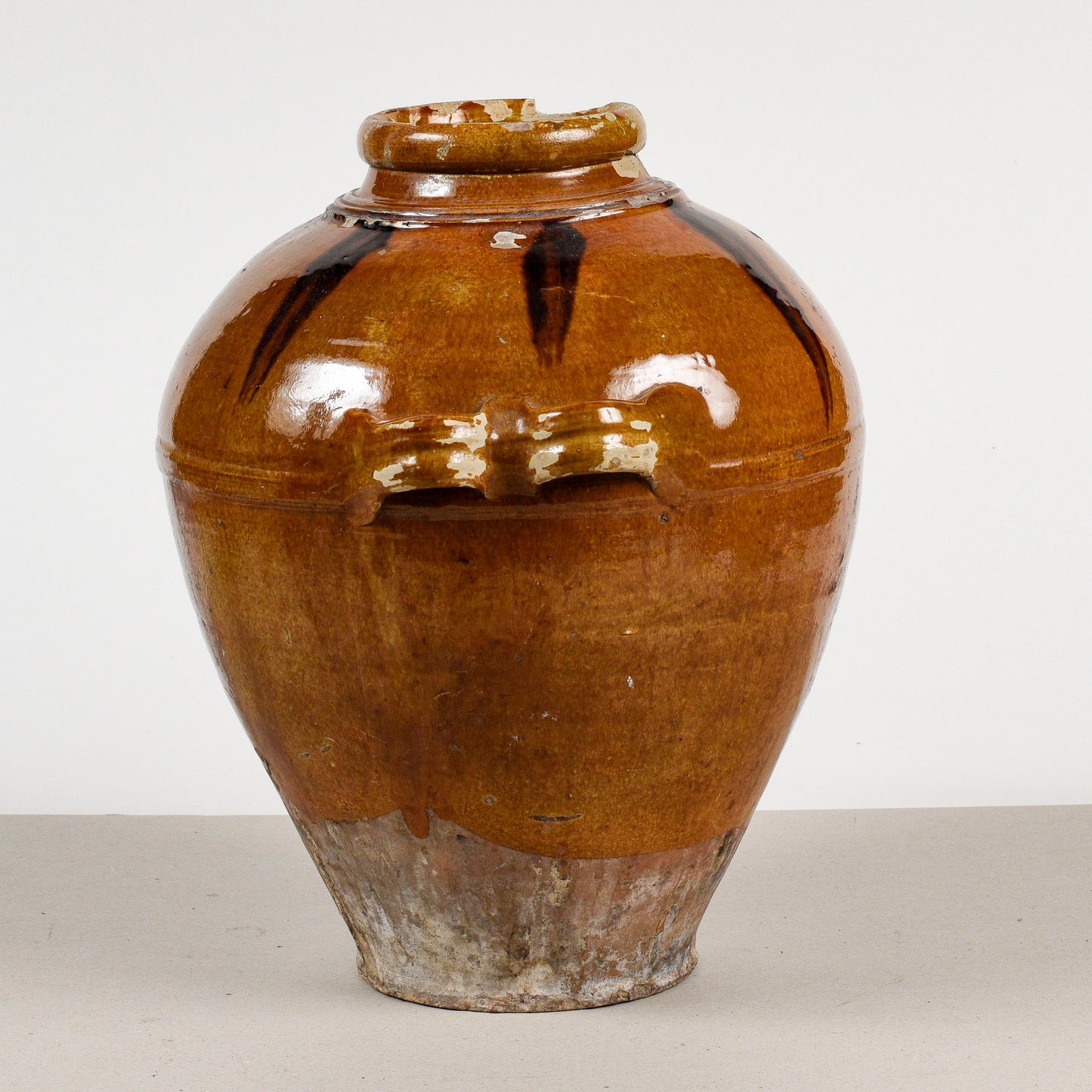 Anfora in terracotta smaltata inizio XX