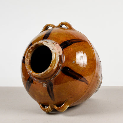 Anfora in terracotta smaltata inizio XX