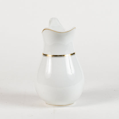 vaso da notte in ceramica con profili oro
