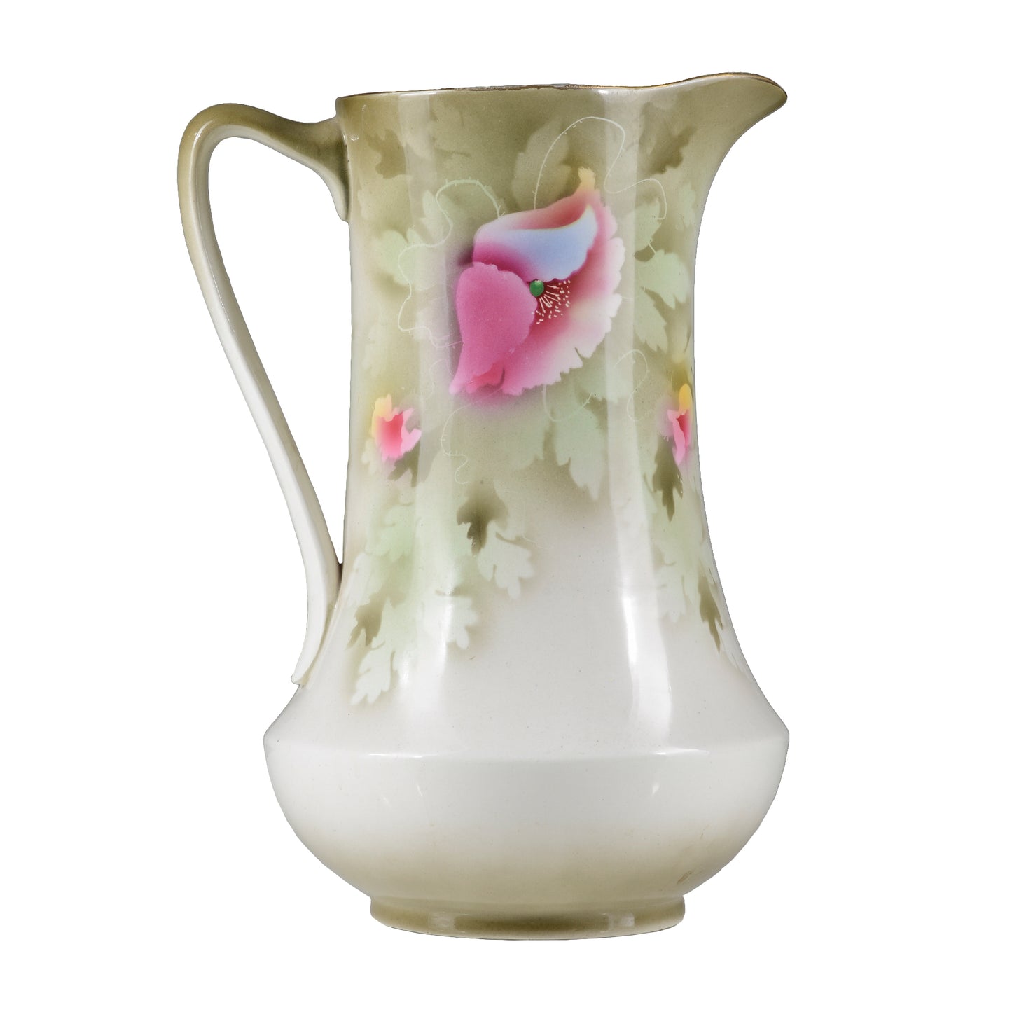 Catino con brocca in ceramica decorata Francia epoca 900