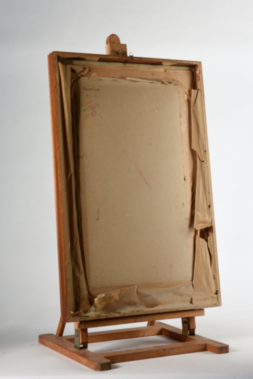 Quadro materico con cornice,  raffigurante lampada ad olio Italia 1970