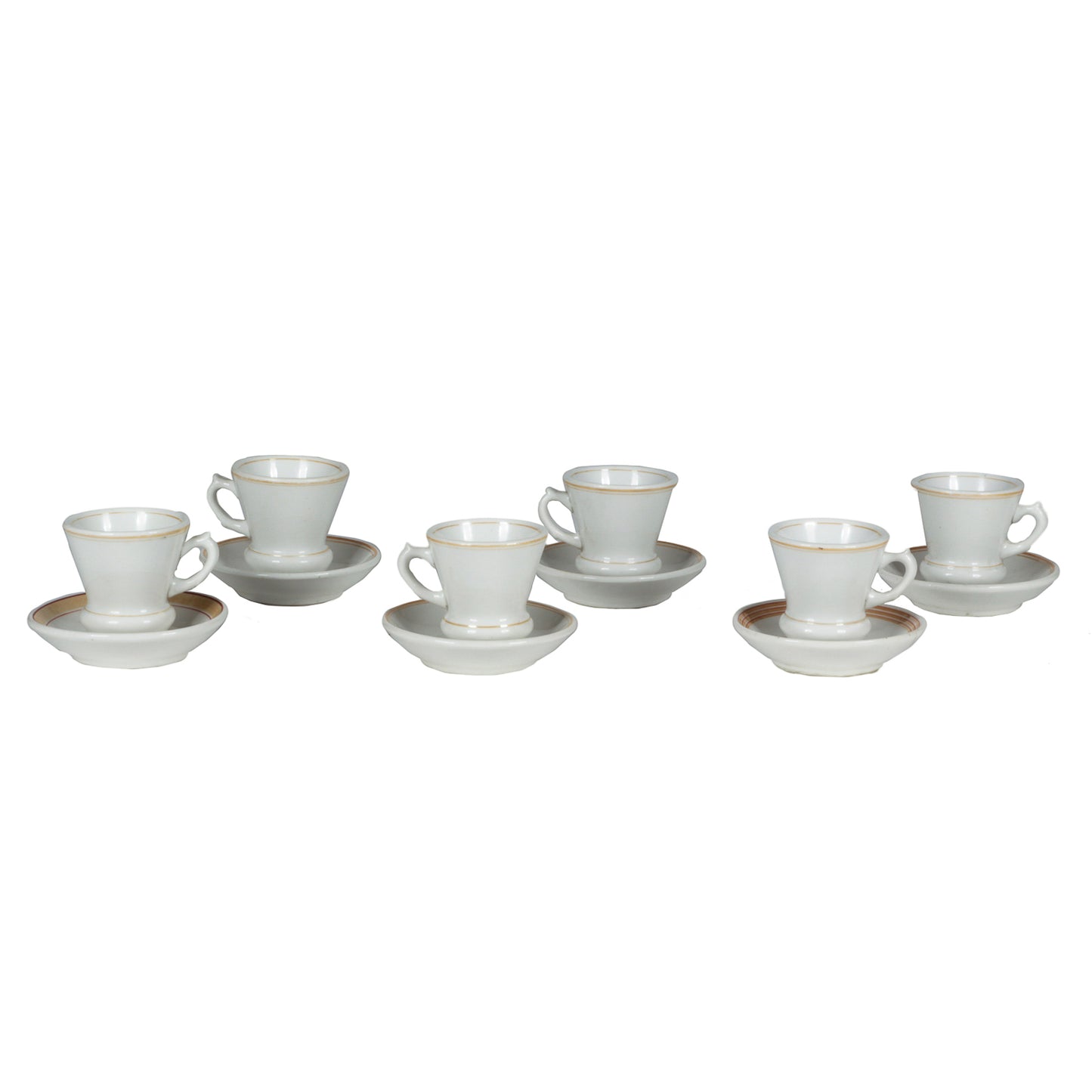 SERVIZIO DI TAZZINE DA CAFFé IN CERAMICA GINORY ITALIA 1920