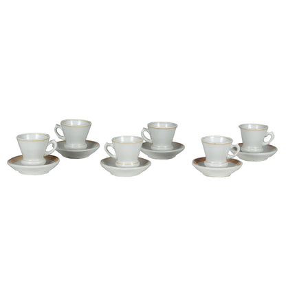 SERVIZIO DI TAZZINE DA CAFFé IN CERAMICA GINORY ITALIA 1920