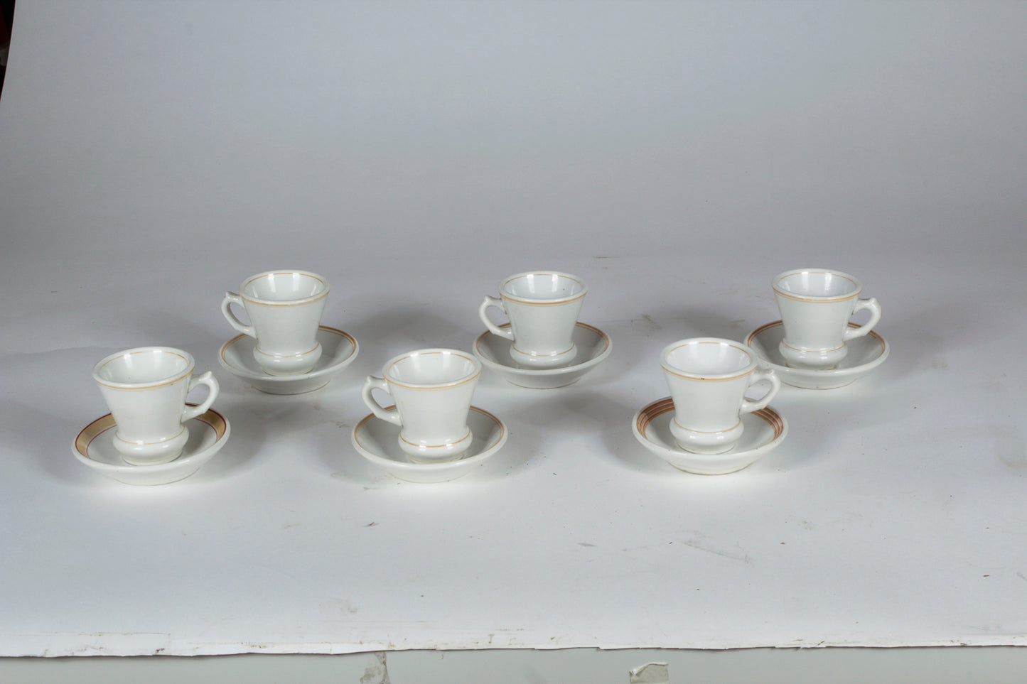 SERVIZIO DI TAZZINE DA CAFFé IN CERAMICA GINORY ITALIA 1920
