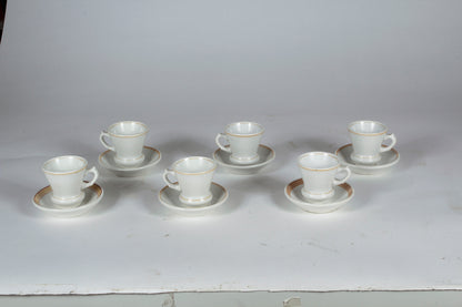 SERVIZIO DI TAZZINE DA CAFFé IN CERAMICA GINORY ITALIA 1920