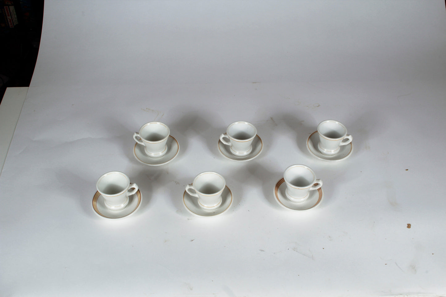 SERVIZIO DI TAZZINE DA CAFFé IN CERAMICA GINORY ITALIA 1920
