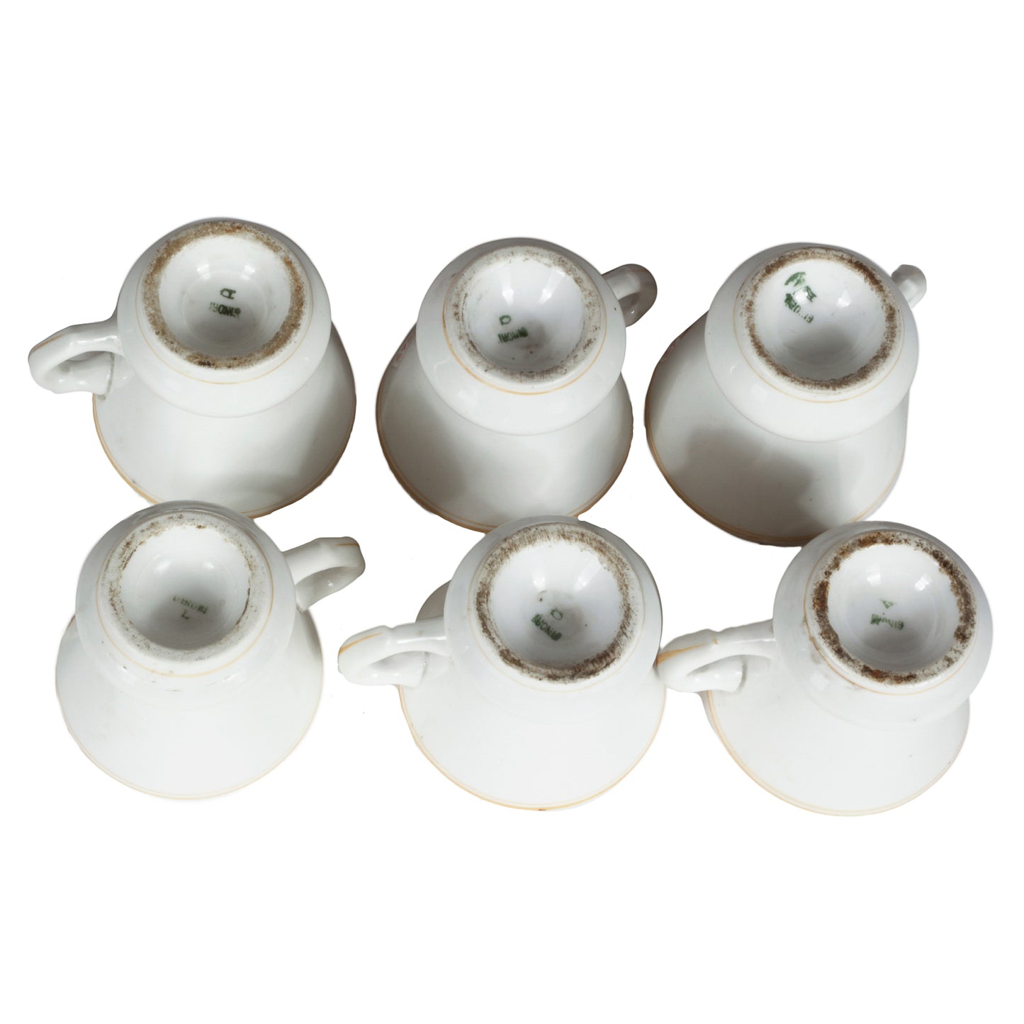 SERVIZIO DI TAZZINE DA CAFFé IN CERAMICA GINORY ITALIA 1920