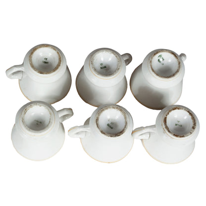 SERVIZIO DI TAZZINE DA CAFFé IN CERAMICA GINORY ITALIA 1920