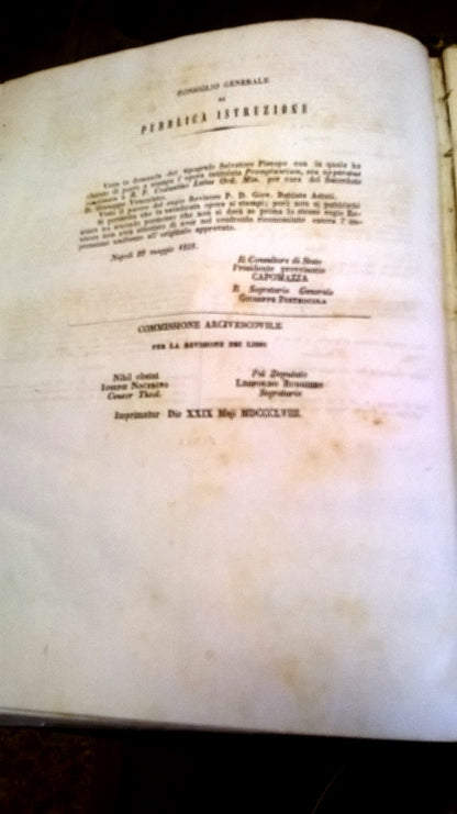 PROMTUARIUM SEU APPARATUS CONCIONUM NEAPOLI 1859