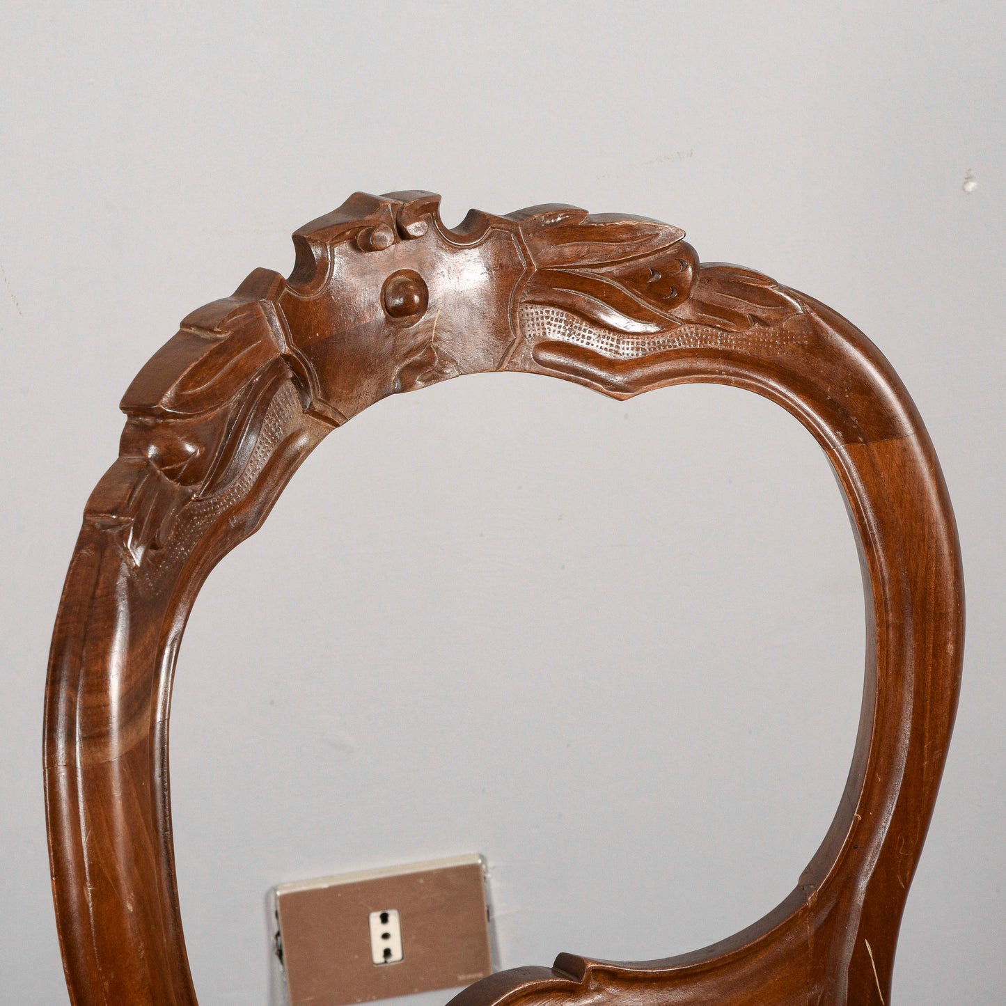 Sedia singola vintage velluto