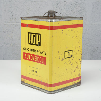 Latta Olio Lubrificante AGIP 1970