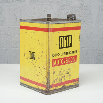 Latta Olio Lubrificante AGIP 1970
