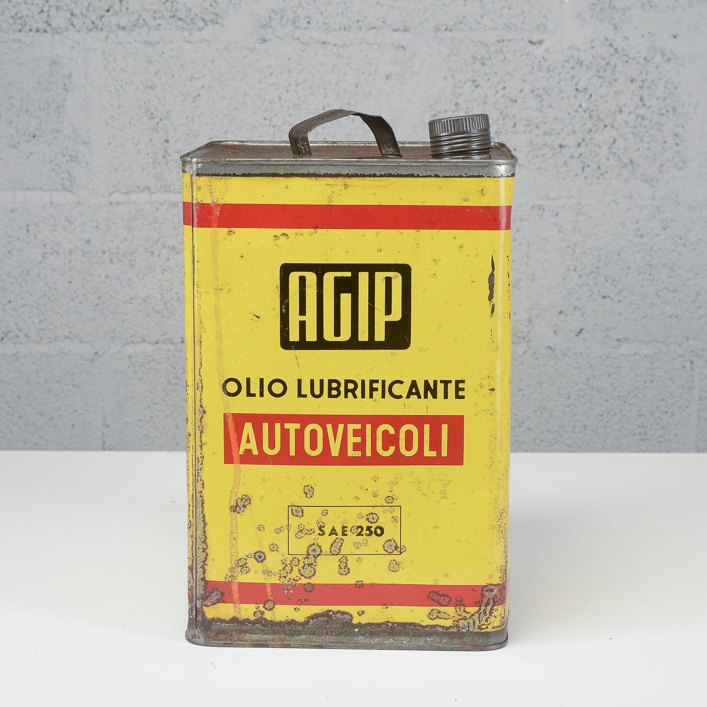 Latta Olio Lubrificante AGIP 1970