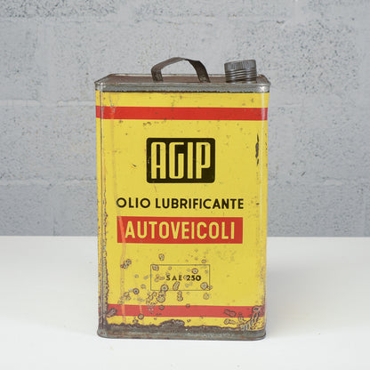 Latta Olio Lubrificante AGIP 1970