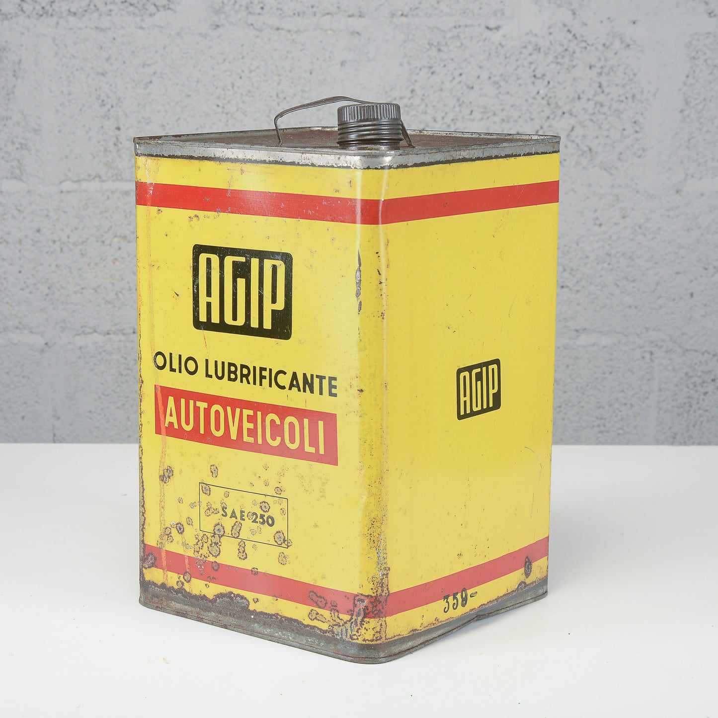 Latta Olio Lubrificante AGIP 1970