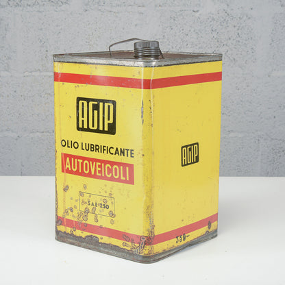 Latta Olio Lubrificante AGIP 1970