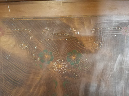 Letto singolo in metallo dipinto