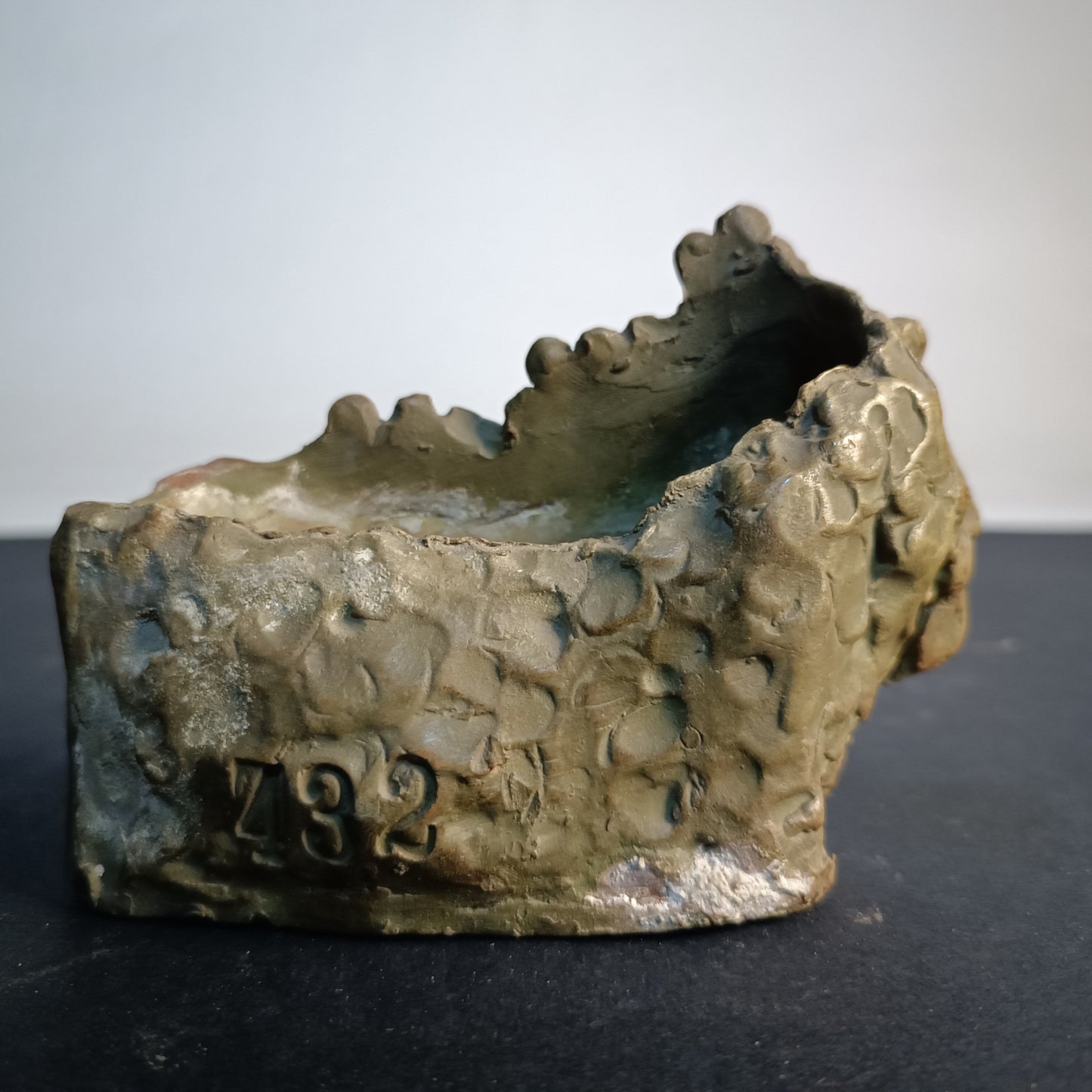 Vaso in terra cotta realizzato a mano epoca prima metà del 900
