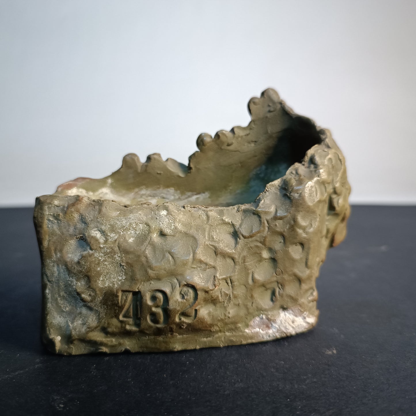 Vaso in terra cotta realizzato a mano epoca prima metà del 900