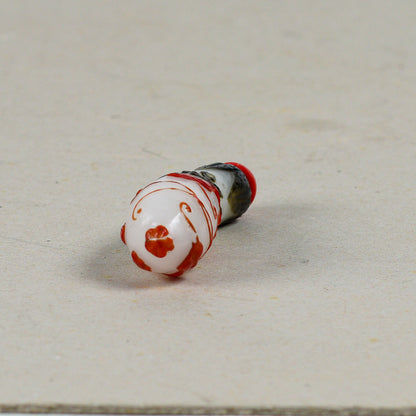 Boccetta Da Fiuto Cinese Snuff Bottle In Vetro Finemente Decorata
