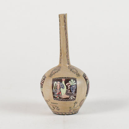 vaso ceramica con decori