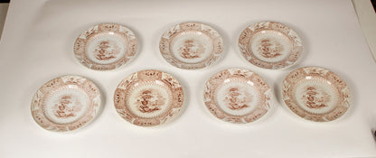 Servizio  di piatti  piani 22 pezzi ceramica marcata Canova Stone Ware by Thomas Mayer Staffordshire 1830