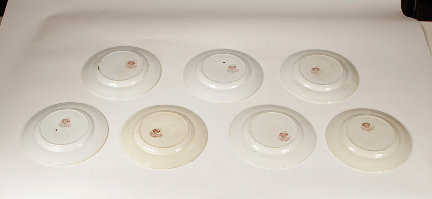 Servizio  di piatti  piani 22 pezzi ceramica marcata Canova Stone Ware by Thomas Mayer Staffordshire 1830
