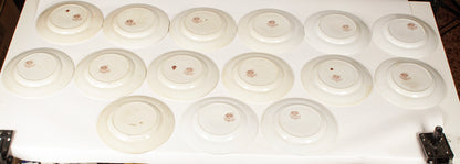 Servizio  di piatti  piani 22 pezzi ceramica marcata Canova Stone Ware by Thomas Mayer Staffordshire 1830