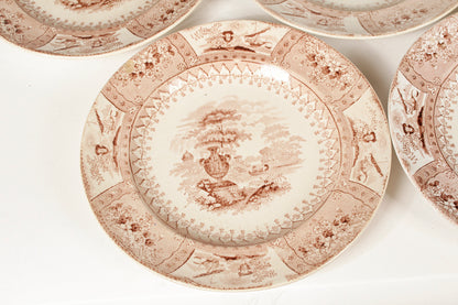 Servizio  di piatti  piani 22 pezzi ceramica marcata Canova Stone Ware by Thomas Mayer Staffordshire 1830