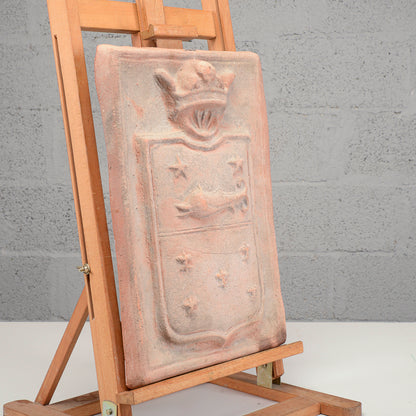 Stemma piastra in terracotta