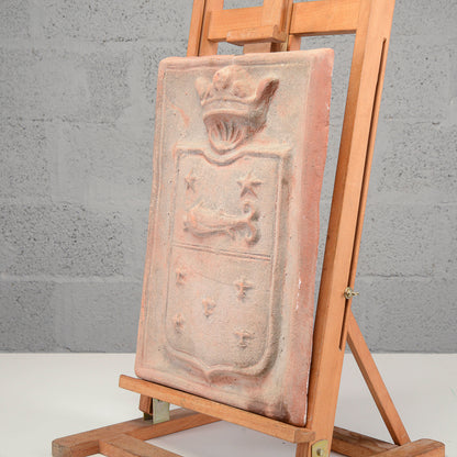 Stemma piastra in terracotta