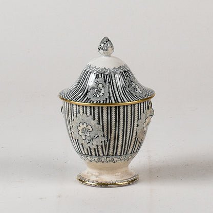 Vaso ceramica Davenport Ducrot liberty grafica originale integra