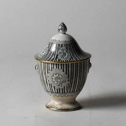 Vaso ceramica Davenport Ducrot liberty grafica originale integra