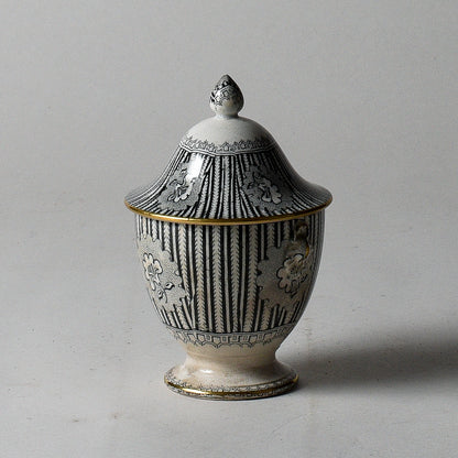 Vaso ceramica Davenport Ducrot liberty grafica originale integra