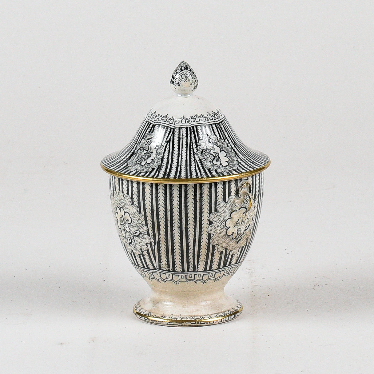 Vaso ceramica Davenport Ducrot liberty grafica originale integra