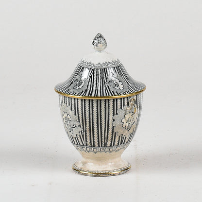 Vaso ceramica Davenport Ducrot liberty grafica originale integra