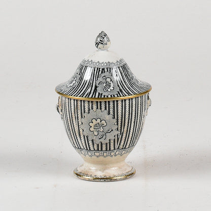 Vaso ceramica Davenport Ducrot liberty grafica originale integra