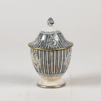 Vaso ceramica Davenport Ducrot liberty grafica originale integra