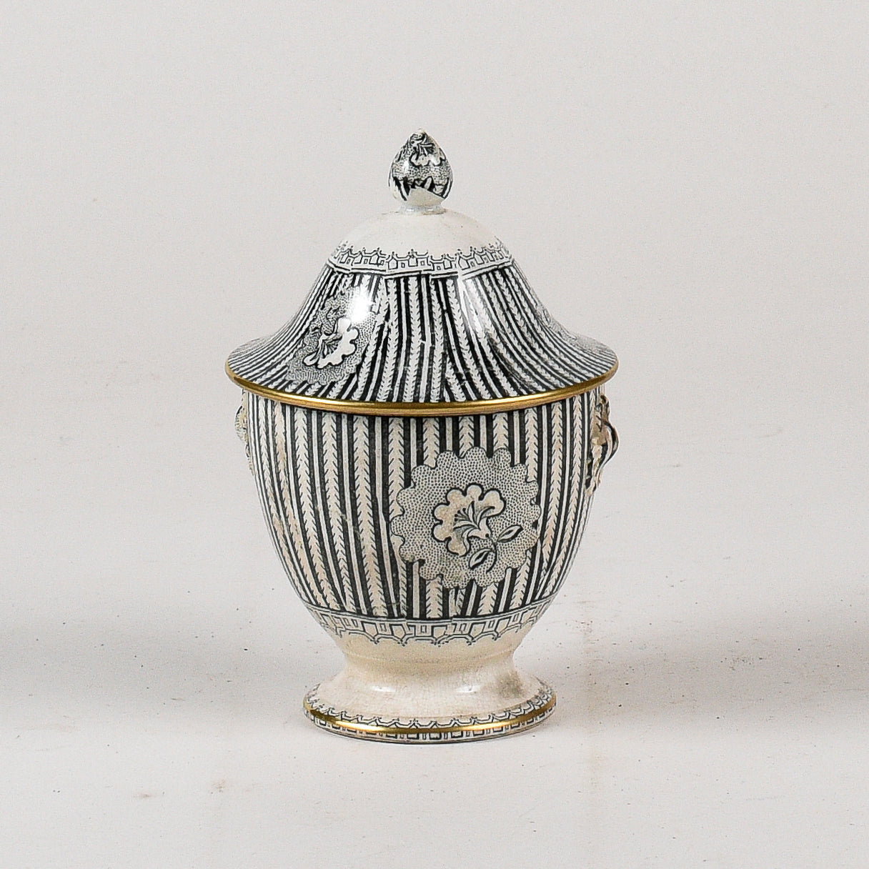 Vaso ceramica Davenport Ducrot liberty grafica originale integra