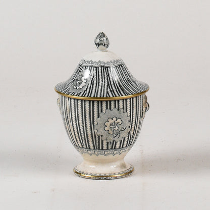 Vaso ceramica Davenport Ducrot liberty grafica originale integra
