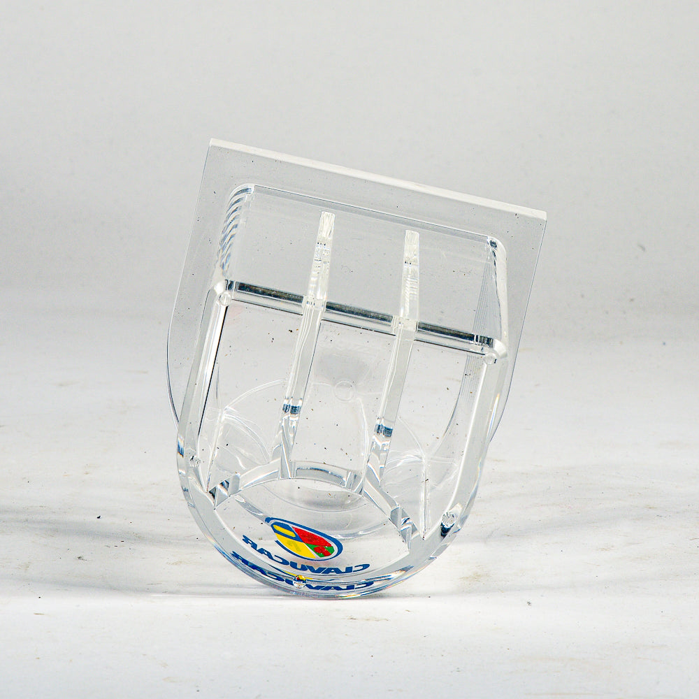 Porta penne in plexiglass della dita Guzzini design B. Gecchelin art 1012.00 con scatola originale 1990