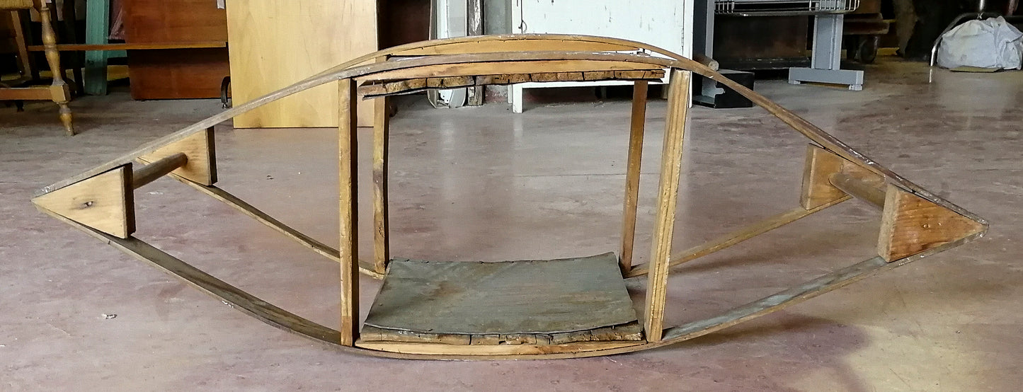 Scaldaletto in legno Italia XX secolo