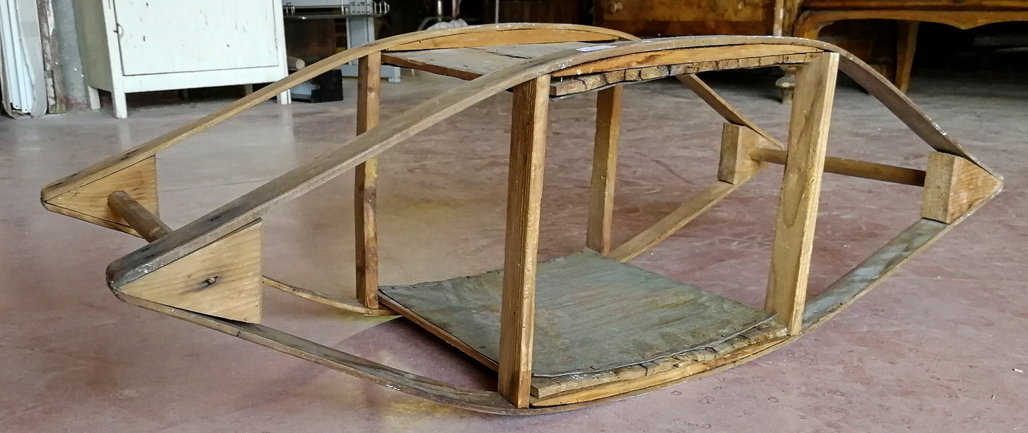 Scaldaletto in legno Italia XX secolo