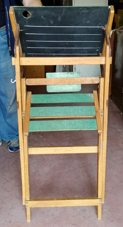 Scrivania banco di scuola per bambini richiudibile  1960