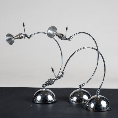 Set si tre lampade faretto ditta Disegno Luce design Italiano