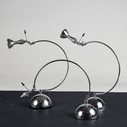 Set si tre lampade faretto ditta Disegno Luce design Italiano