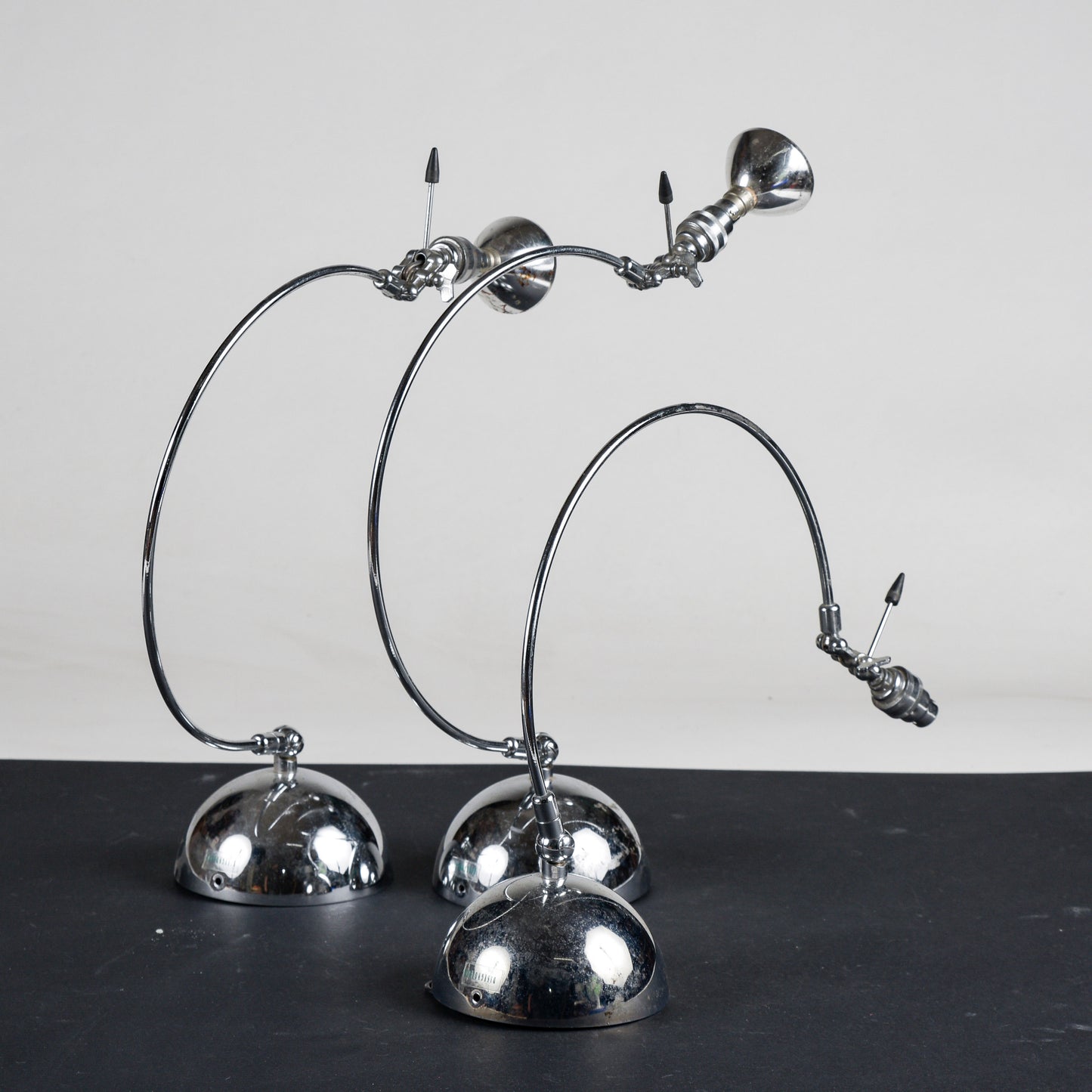 Set si tre lampade faretto ditta Disegno Luce design Italiano