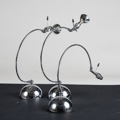 Set si tre lampade faretto ditta Disegno Luce design Italiano